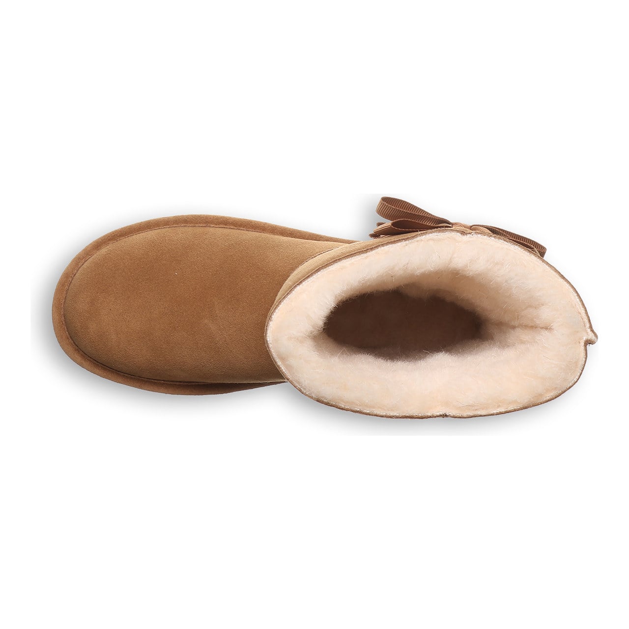 Bearpaw Zaria Women's Pull-On Boots - Hickory - top view