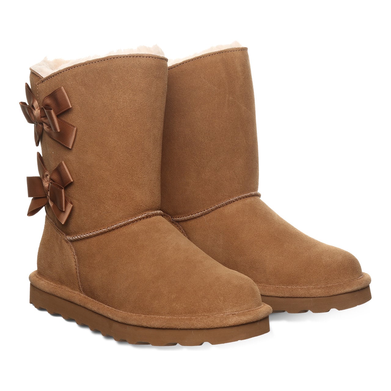 Bearpaw Zaria Women's Pull-On Boots - Hickory - pair view