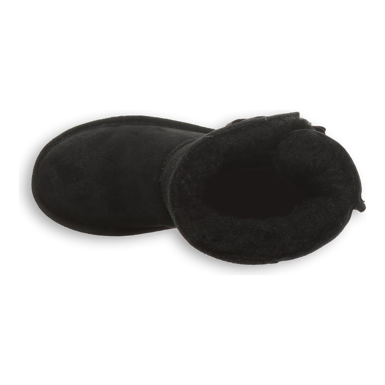 Bearpaw Zaria Youth Pull-On Boots - Black - top view