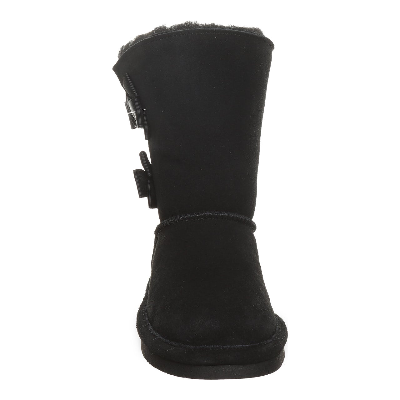 Bearpaw Zaria Youth Pull-On Boots - Black - front view