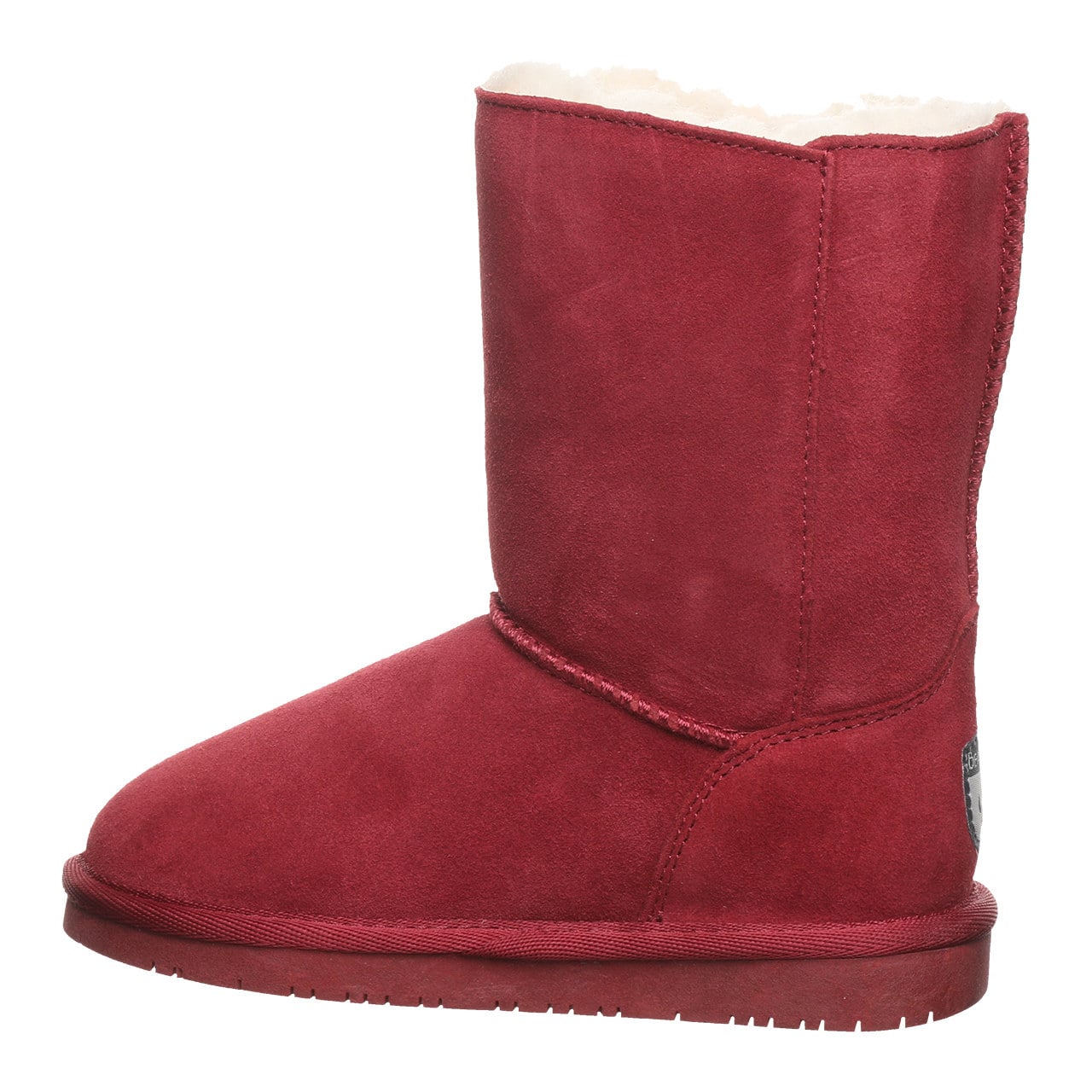 Bearpaw Zaria Youth Pull-On Boots - Cranberry - side view