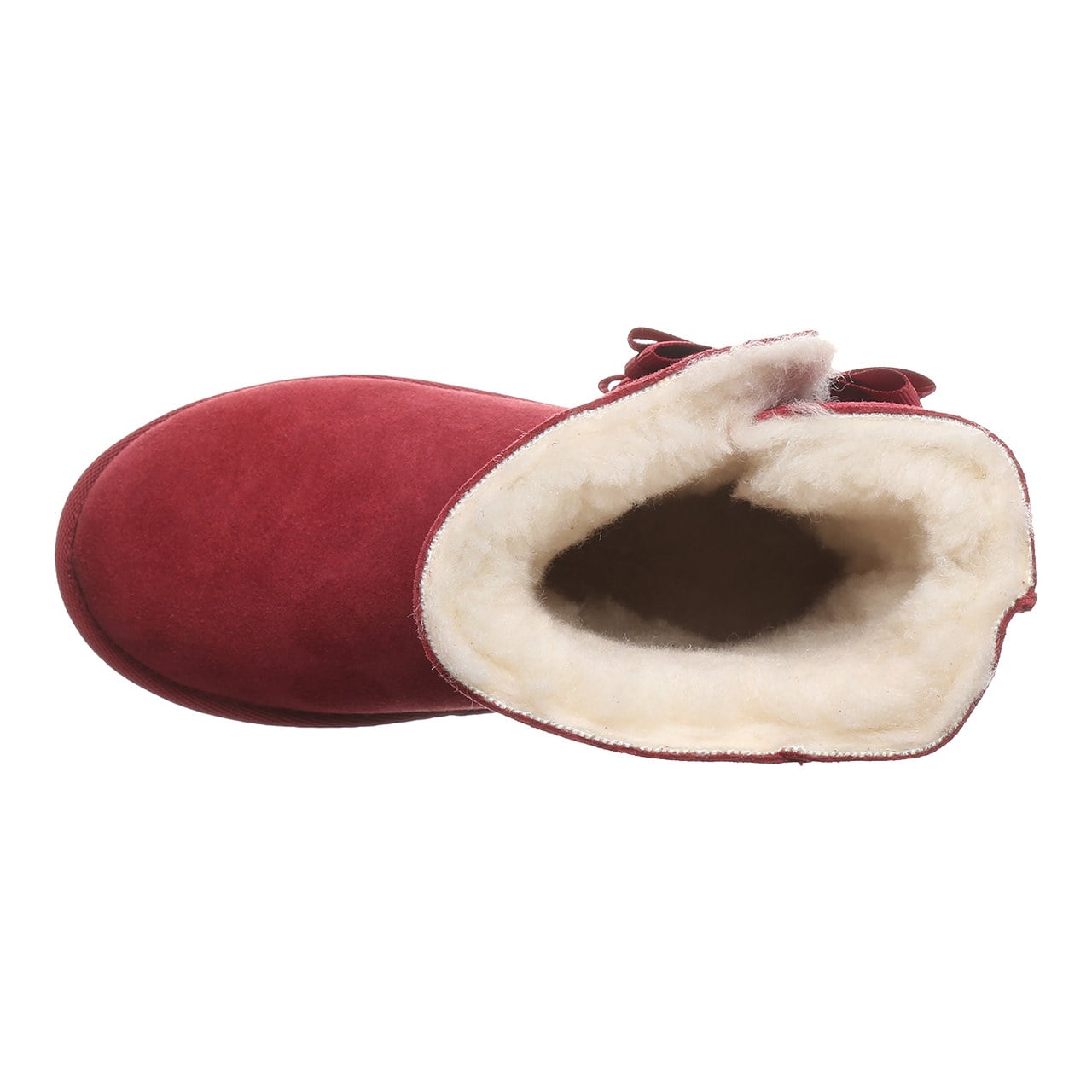 Bearpaw Zaria Youth Pull-On Boots - Cranberry - top view
