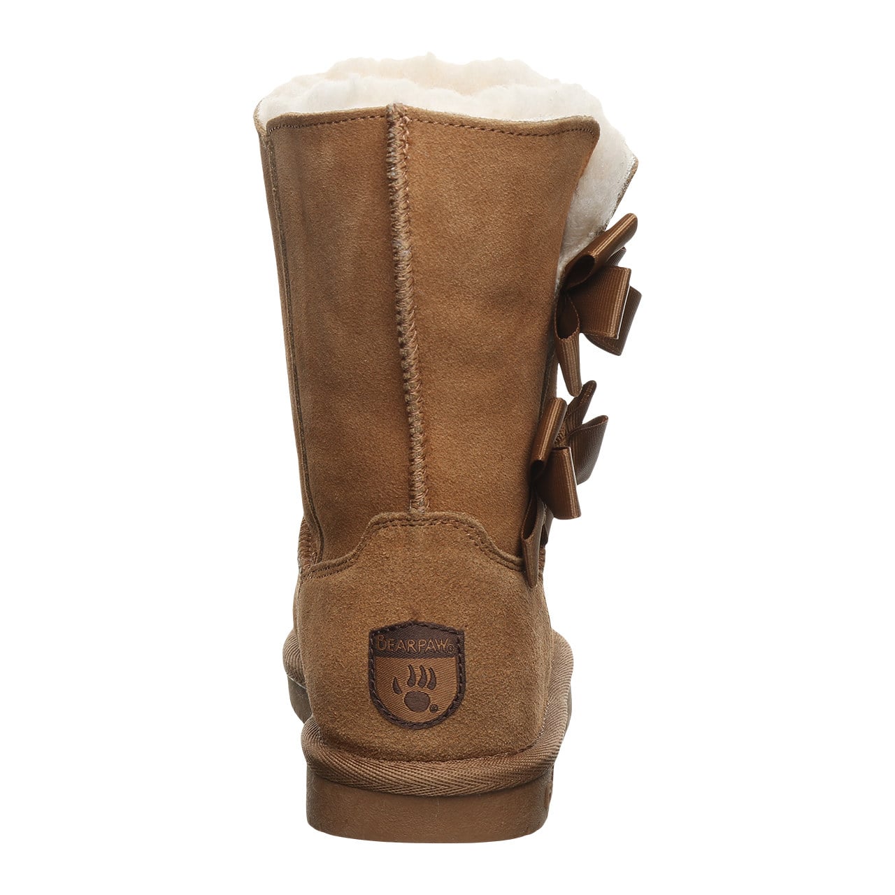 Bearpaw Zaria Youth Pull-On Boots - Hickory - back view