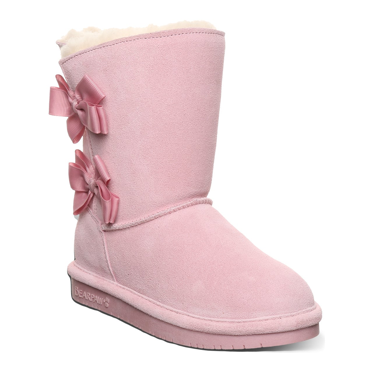 Bearpaw Zaria Youth Pull-On Boots - Pink Lemonade - angle main