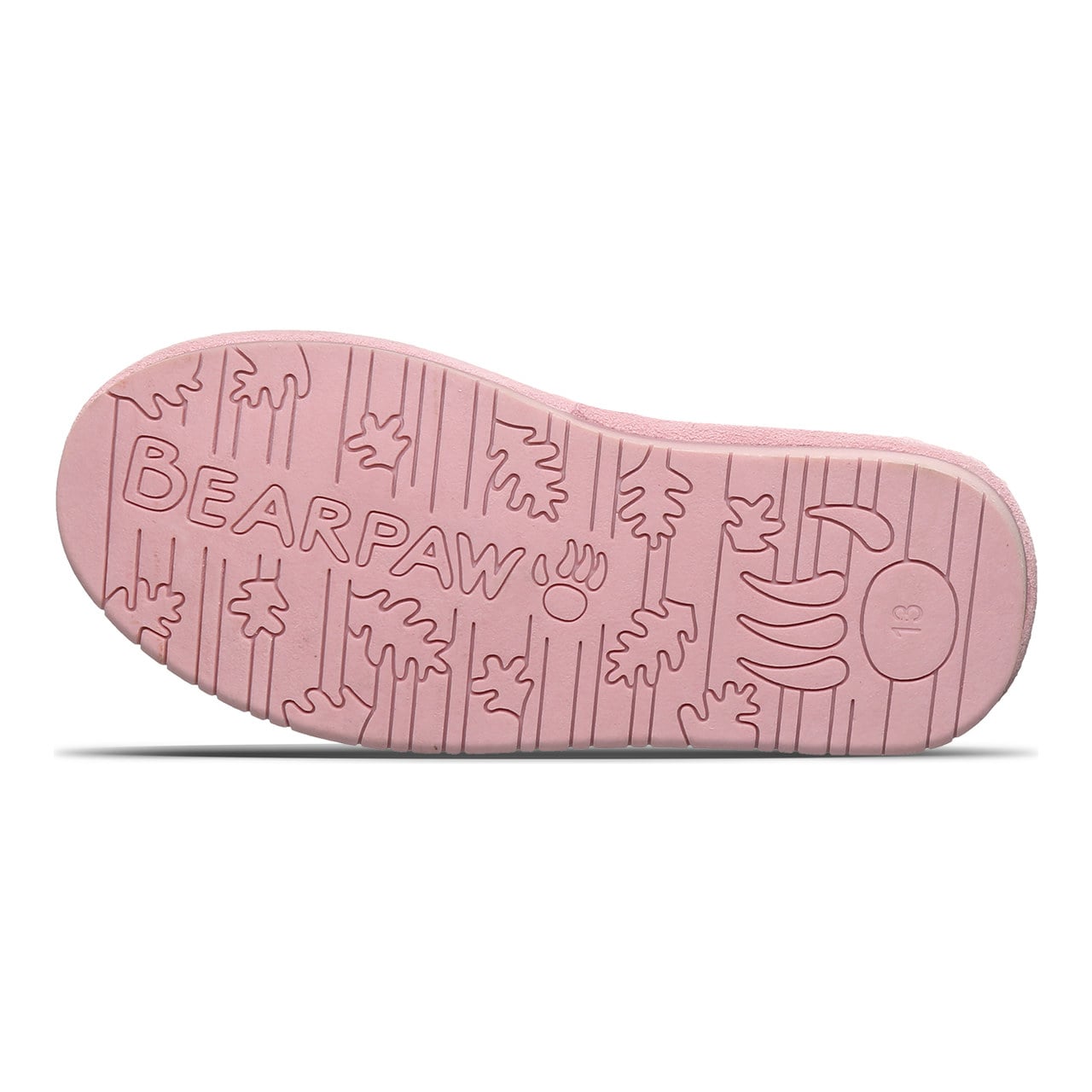 Bearpaw Zaria Youth Pull-On Boots - Pink Lemonade - bottom view
