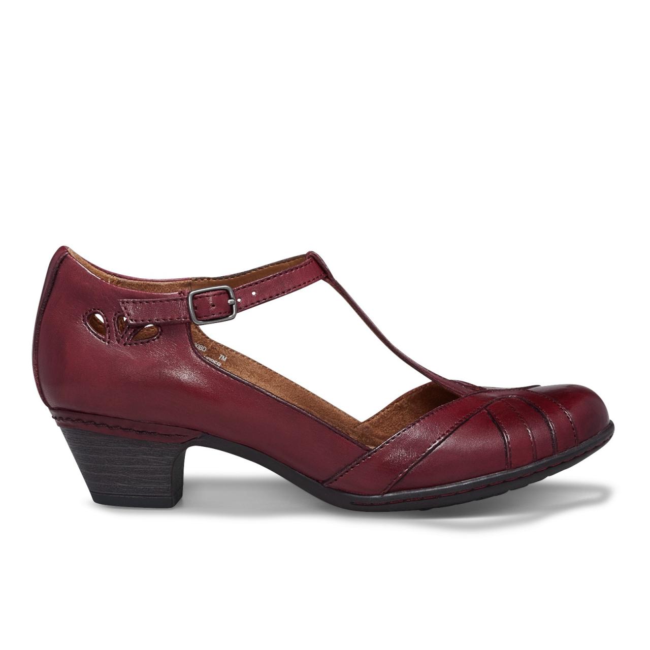 Cobb Hill Angelina - Women's Dress Shoes - Bourdeaux - Side