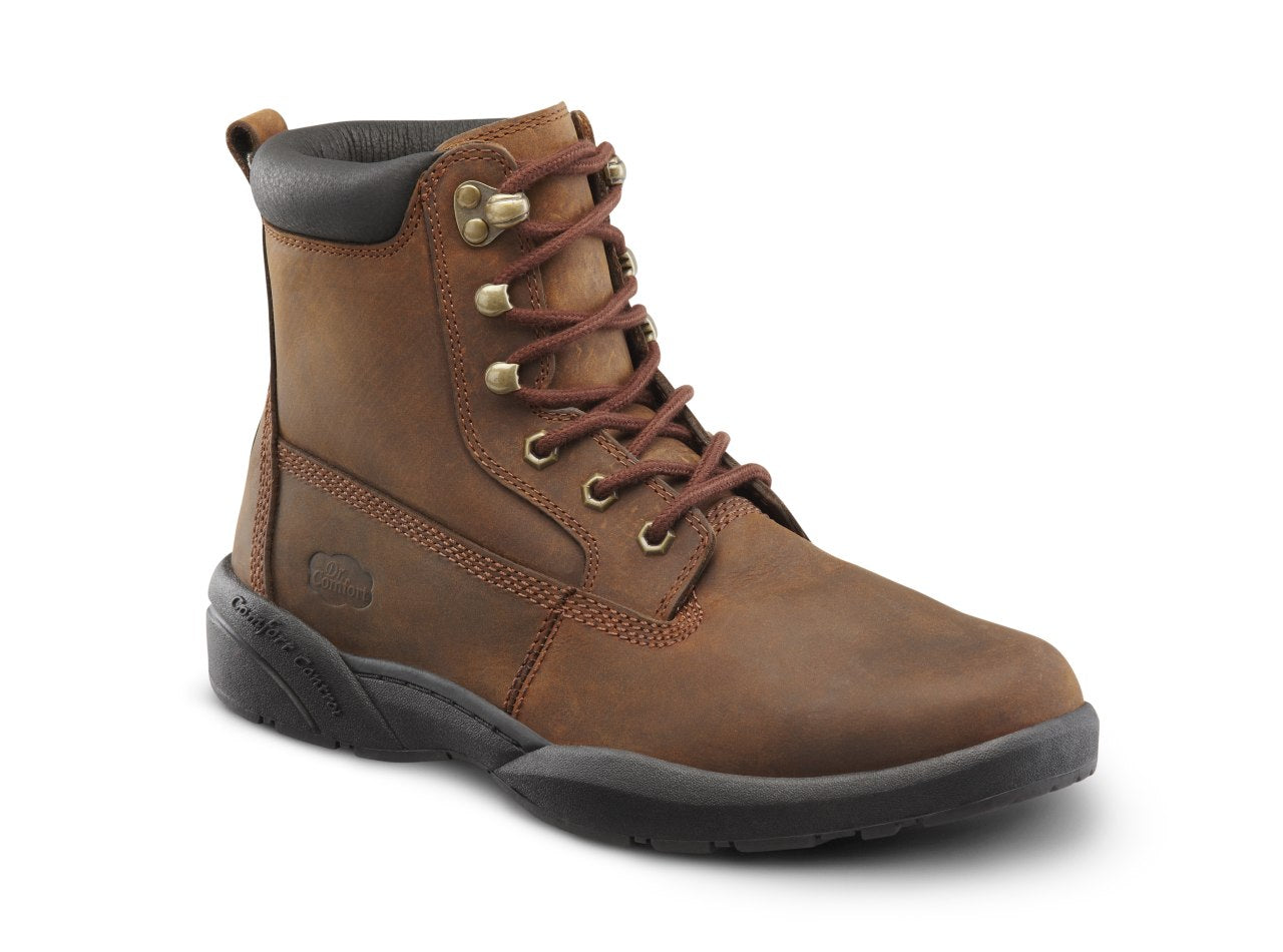 Dr. Comfort Boss Men's Work Boots - Chestnut - main