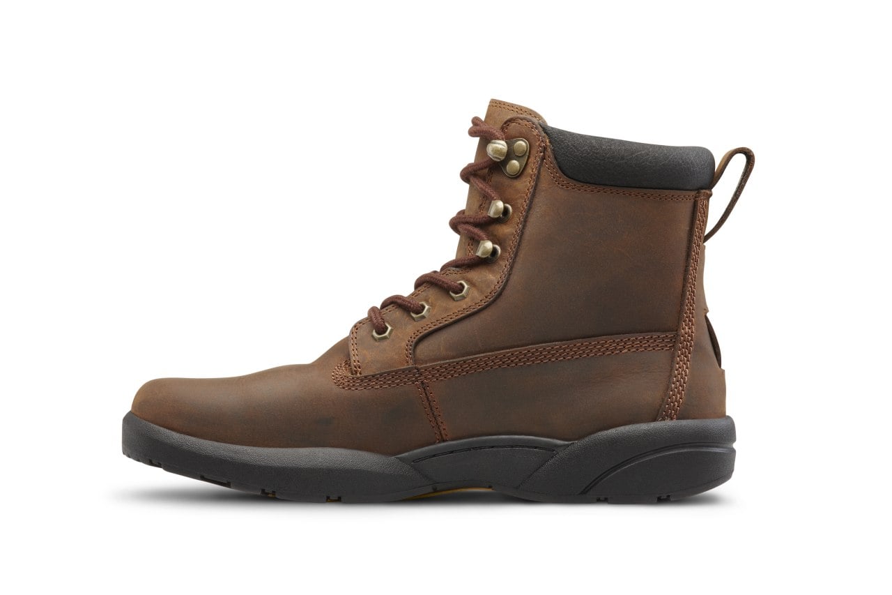 Dr. Comfort Boss Men's Work Boots - Chestnut - left_view