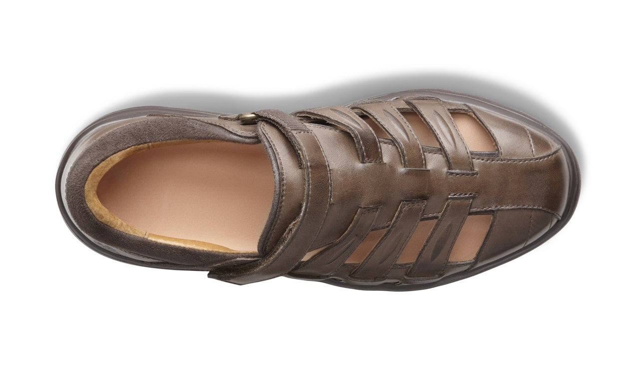 Dr. Comfort Breeze Women's Sandals - Coffee - overhead_view