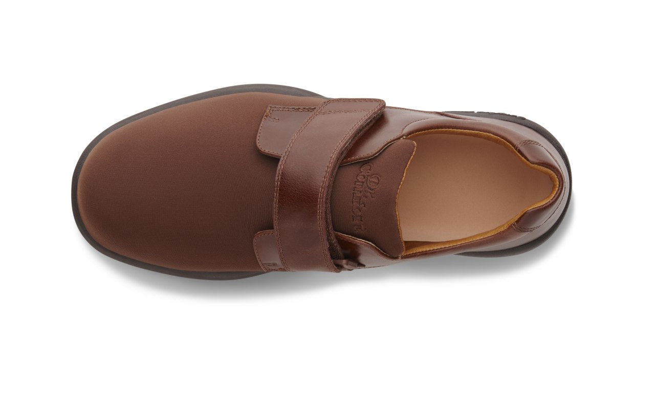 Dr. Comfort Brian X Men's Casual Strap Shoe - Acorn - overhead_view