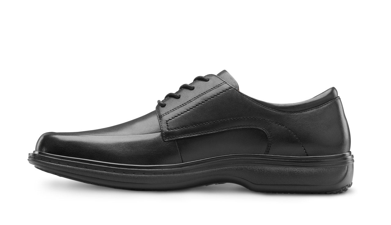 Dr. Comfort Classic Men's Dress Shoe - Black - left_view