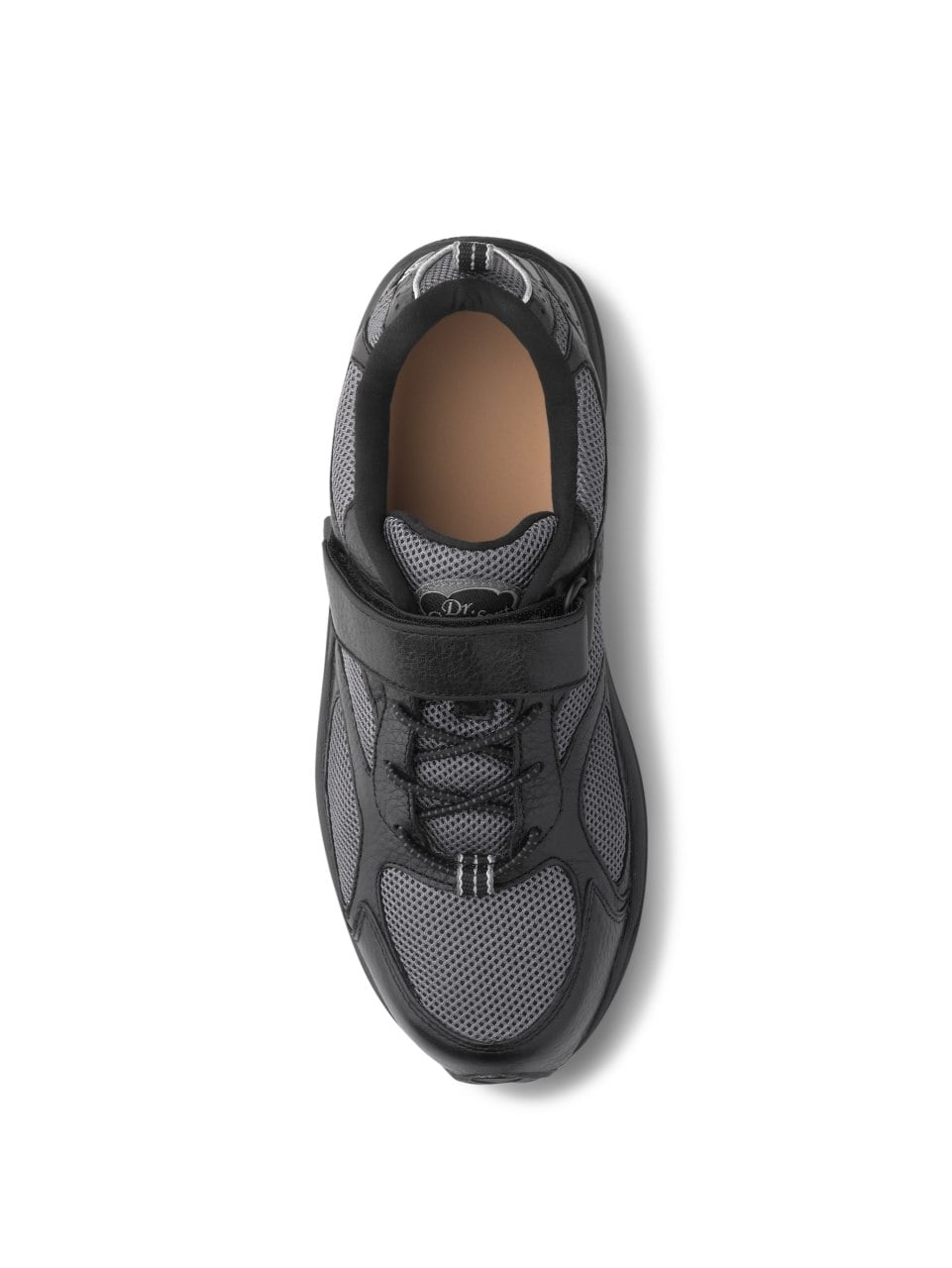 Dr. Comfort Endurance Men's Athletic Shoe - Black - overhead_view