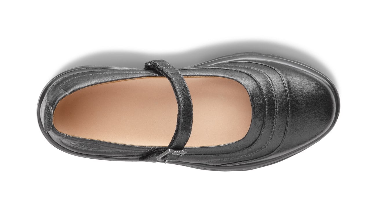 Dr. Comfort Flute Women's Dress Shoe - Black - overhead_view