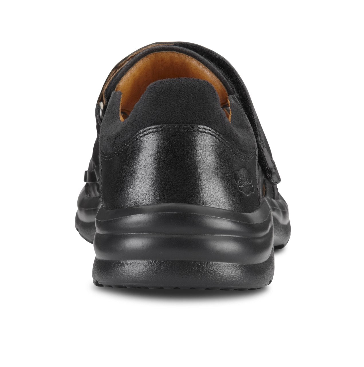 Dr. Comfort Breeze Women's Sandals - Black - heel_view