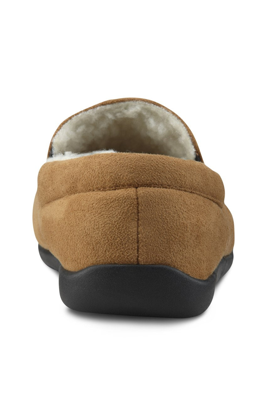 Dr. Comfort Cuddle Women's Slippers - Camel - heel_view