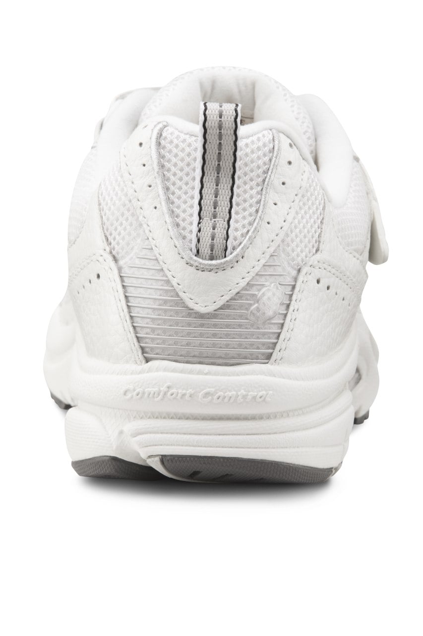 Dr. Comfort Endurance Men's Athletic Shoe - White - heel_view