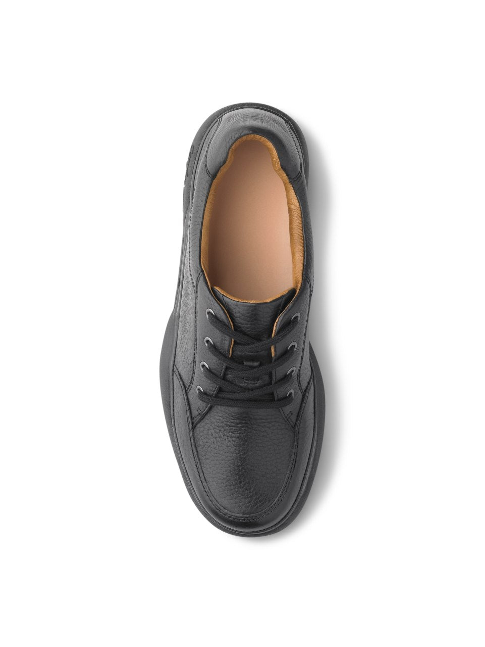 Dr. Comfort Justin Men's Casual Shoe - Black - overhead_view