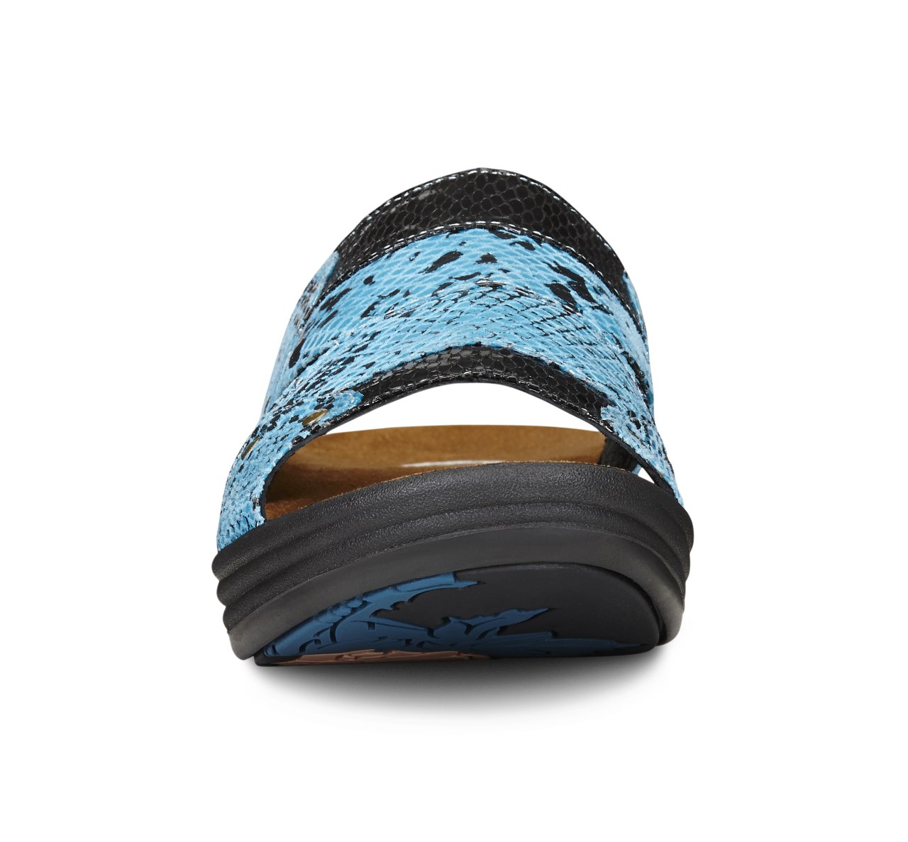 Dr. Comfort Karen Women's Sandals - Blue Combo - front_toe