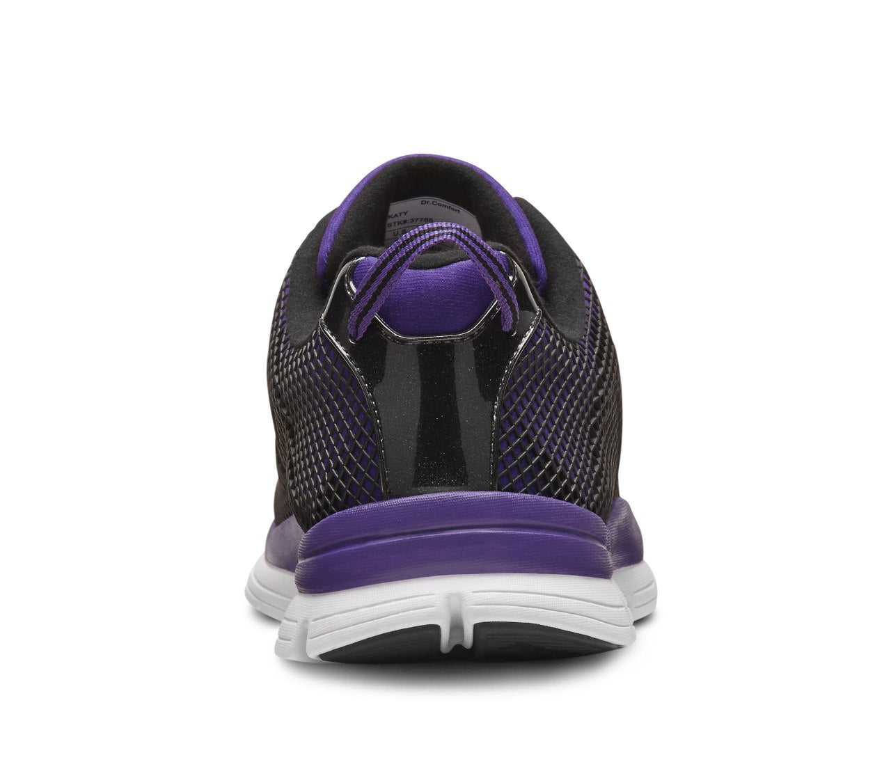 Dr. Comfort Katy Women's Athletic Shoe - Purple - heel_view
