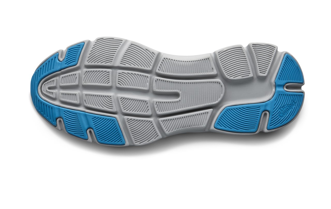 Dr. Comfort Meghan Women's Athletic Shoe - Blue - bottom_sole