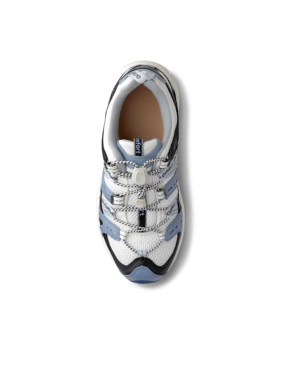 Dr. Comfort Refresh Women's Athletic Shoe - Blue - overhead_view