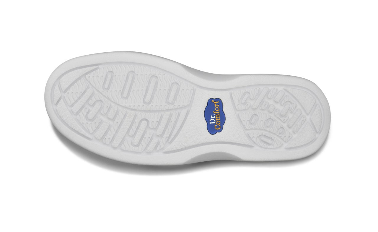 Dr. Comfort Riley Women's Casual Shoe - White - bottom_sole