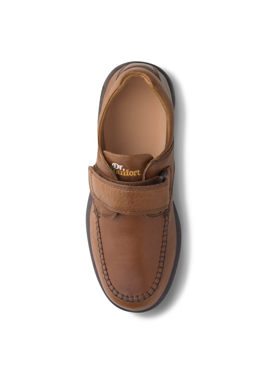 Dr. Comfort Scott Men's Casual Shoe - Chestnut - overhead_view