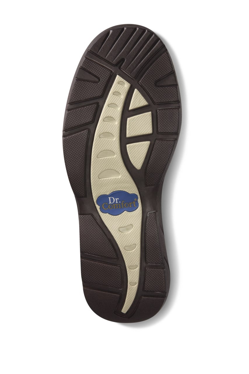 Dr. Comfort Scott Men's Casual Shoe - Chestnut - bottom_sole