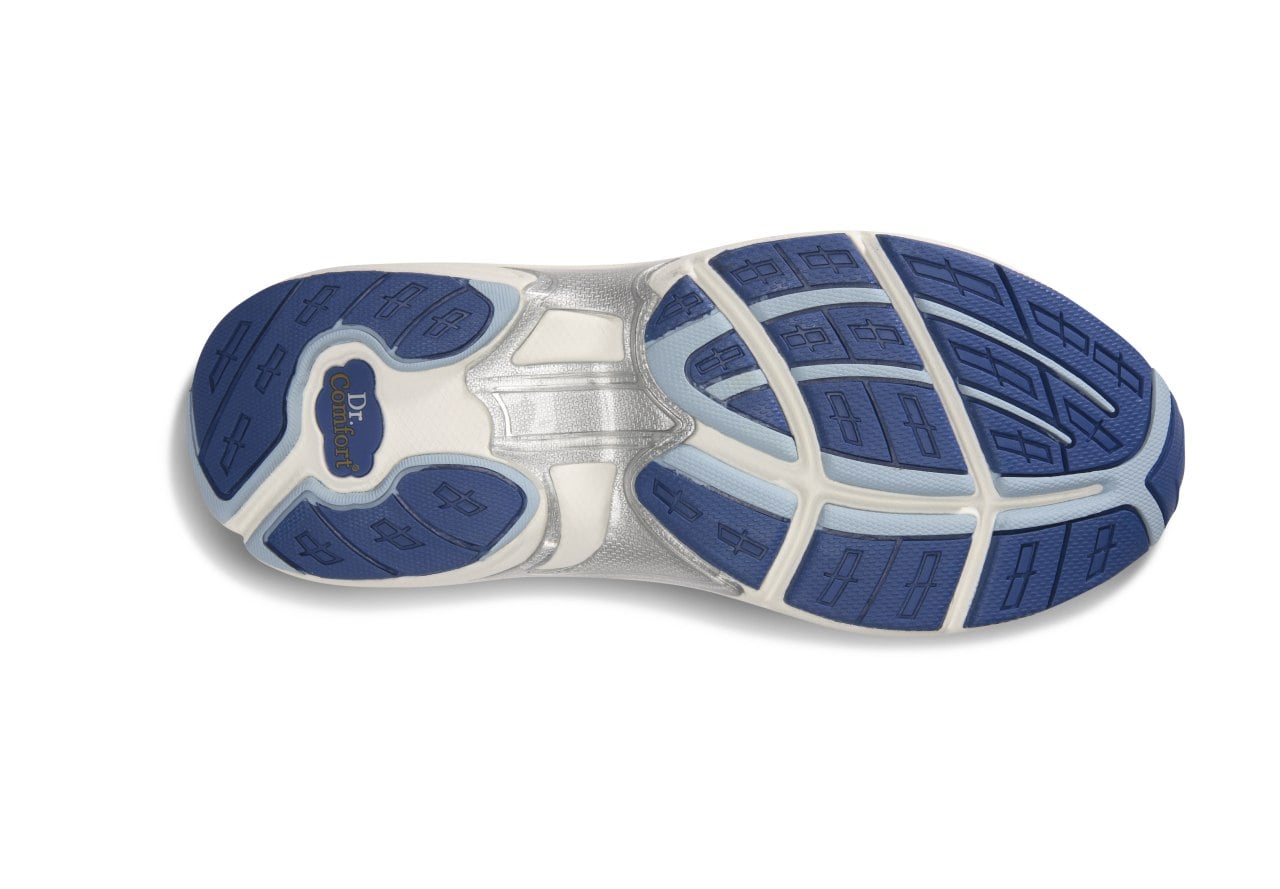 Dr. Comfort Spirit X Women's Double Depth Casual Shoe - White - bottom_sole