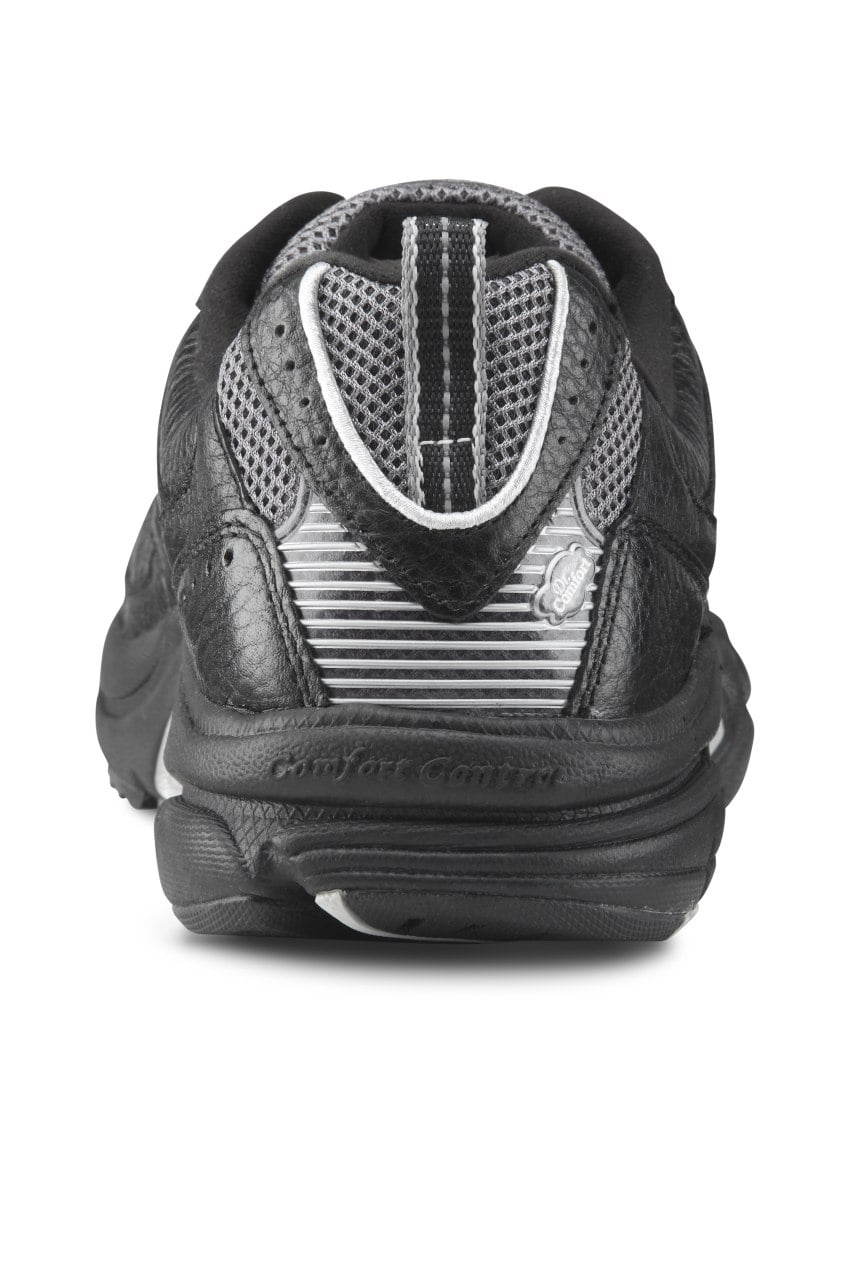 Dr. Comfort Winner Plus Men's Athletic Shoe - Black - heel_view
