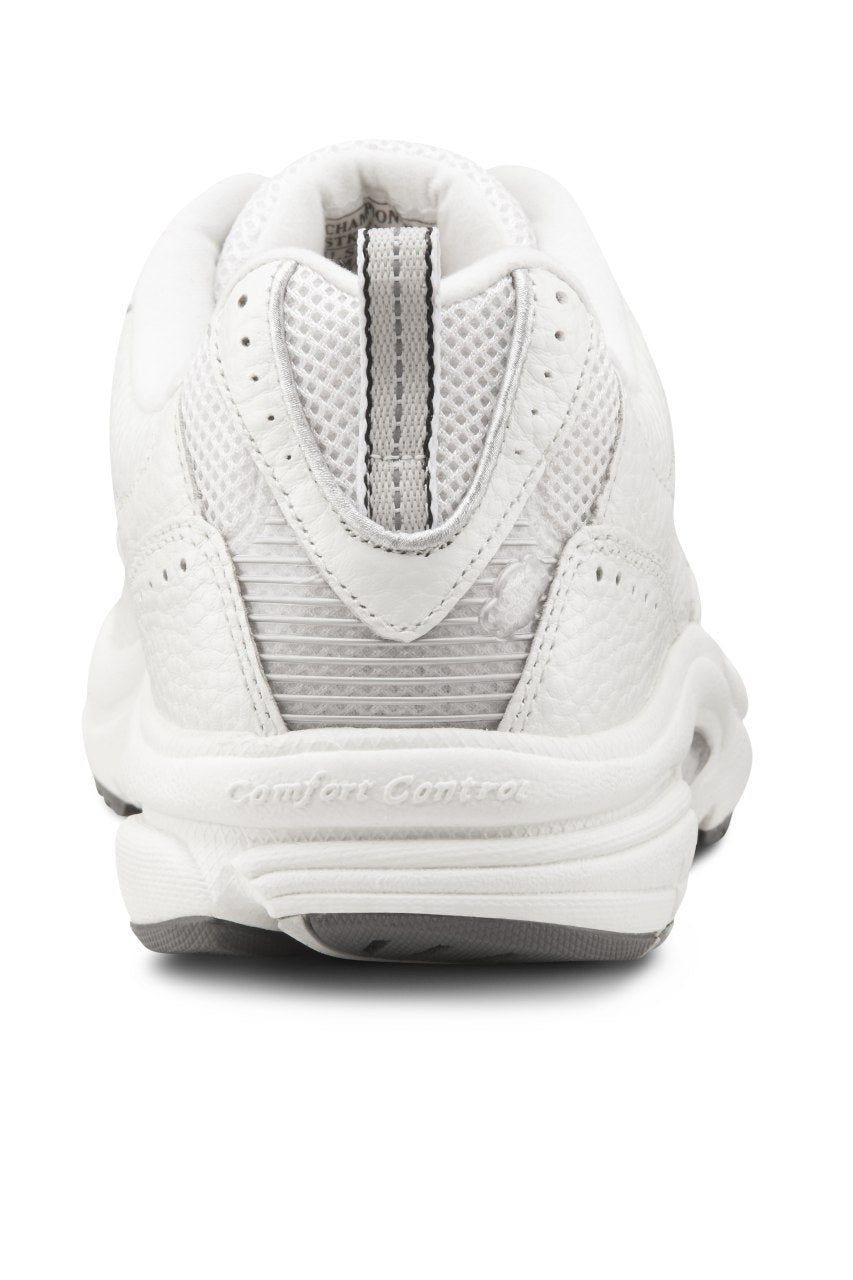 Dr. Comfort Winner Plus Men's Athletic Shoe - White - heel_view