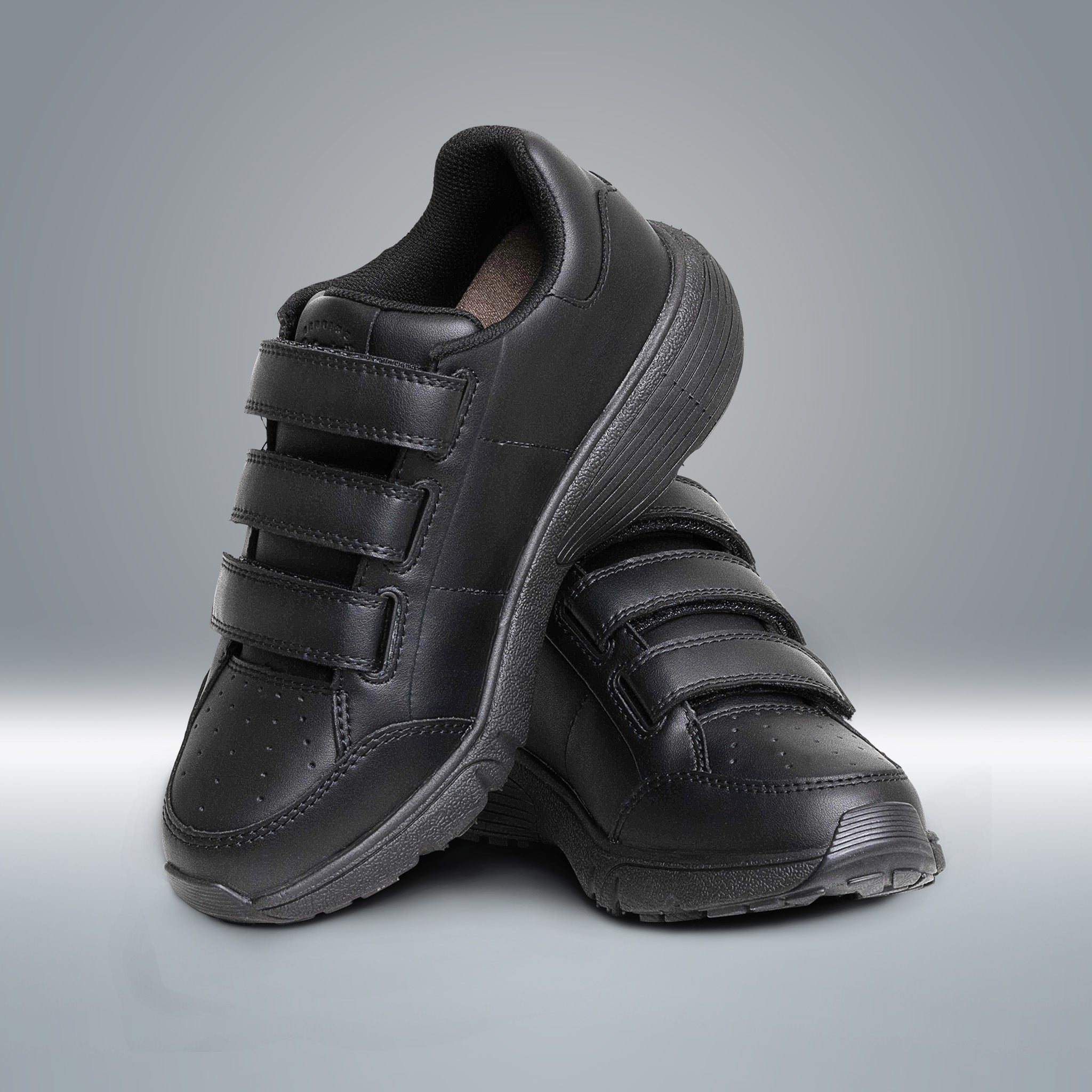 Dr. Comfort Angela Casual Hook and Loop Shoe Women's - Black - manufacturer gallery view 6