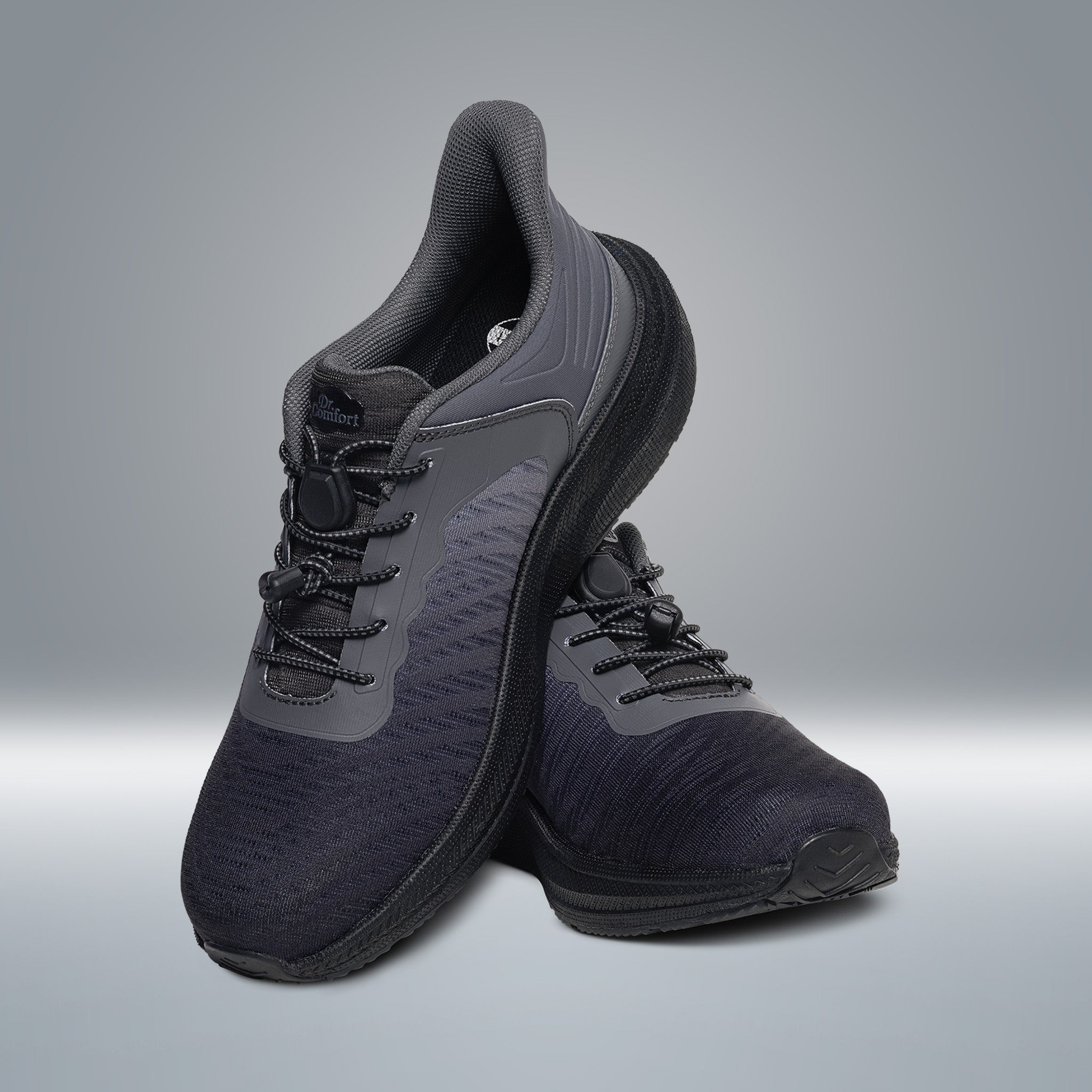Dr. Comfort Don Hands-Free Shoe Men's - Black - manufacturer gallery view 8