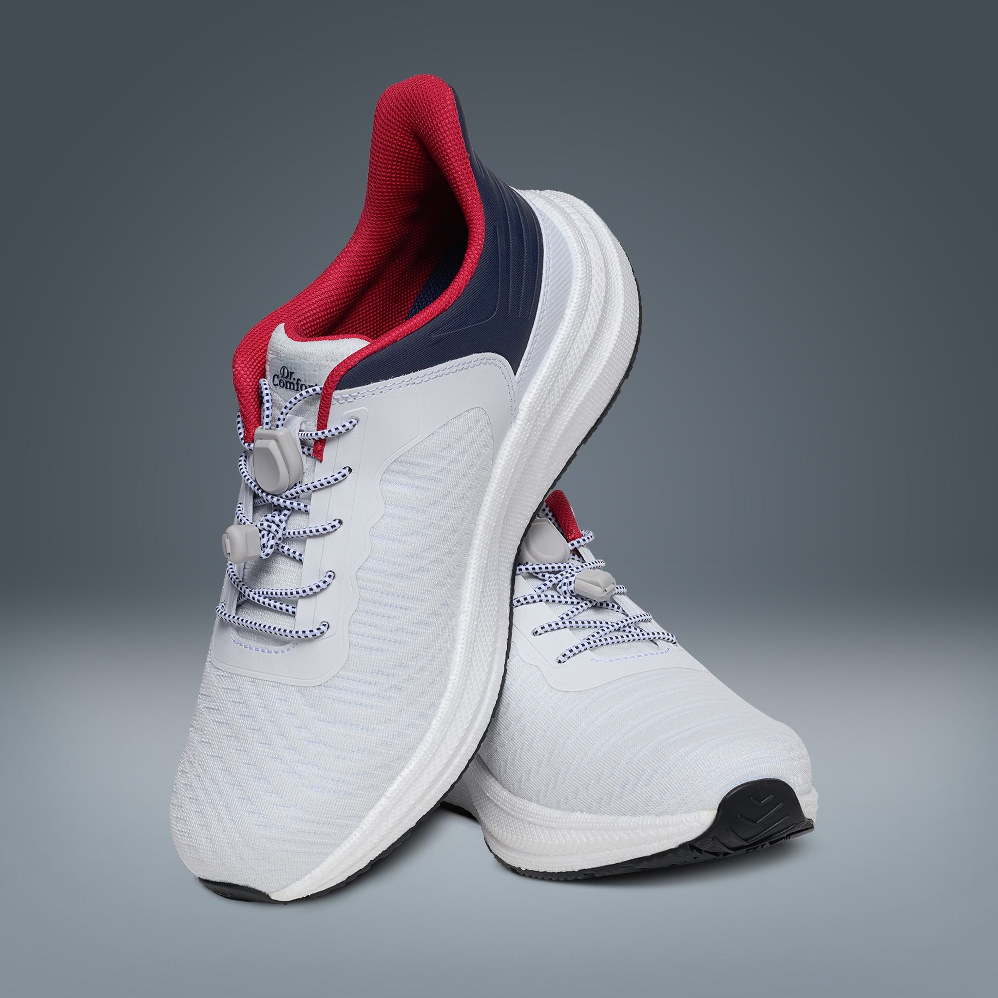 Dr. Comfort Don Hands-Free Shoe Men's - White - manufacturer gallery view 28