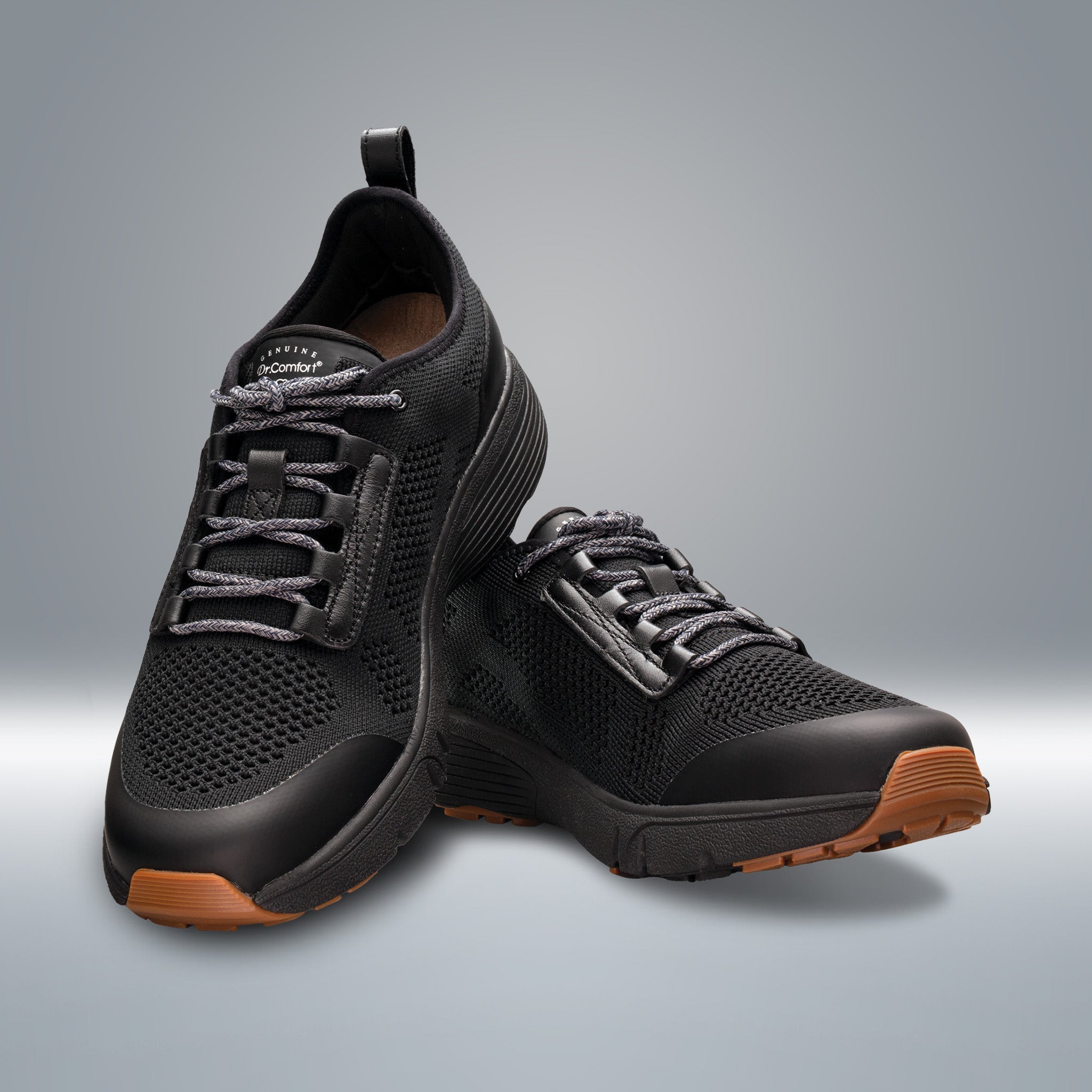 Dr. Comfort Jack Athletic Shoe Men's - Black - manufacturer gallery view 4