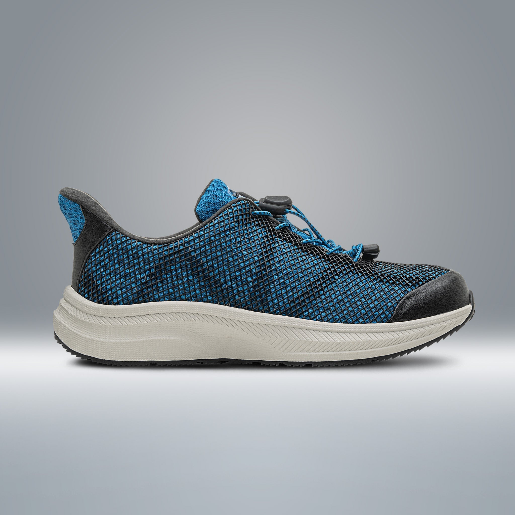 Dr. Comfort Jay Hands-Free Shoe Men's - Blue - manufacturer gallery view 9