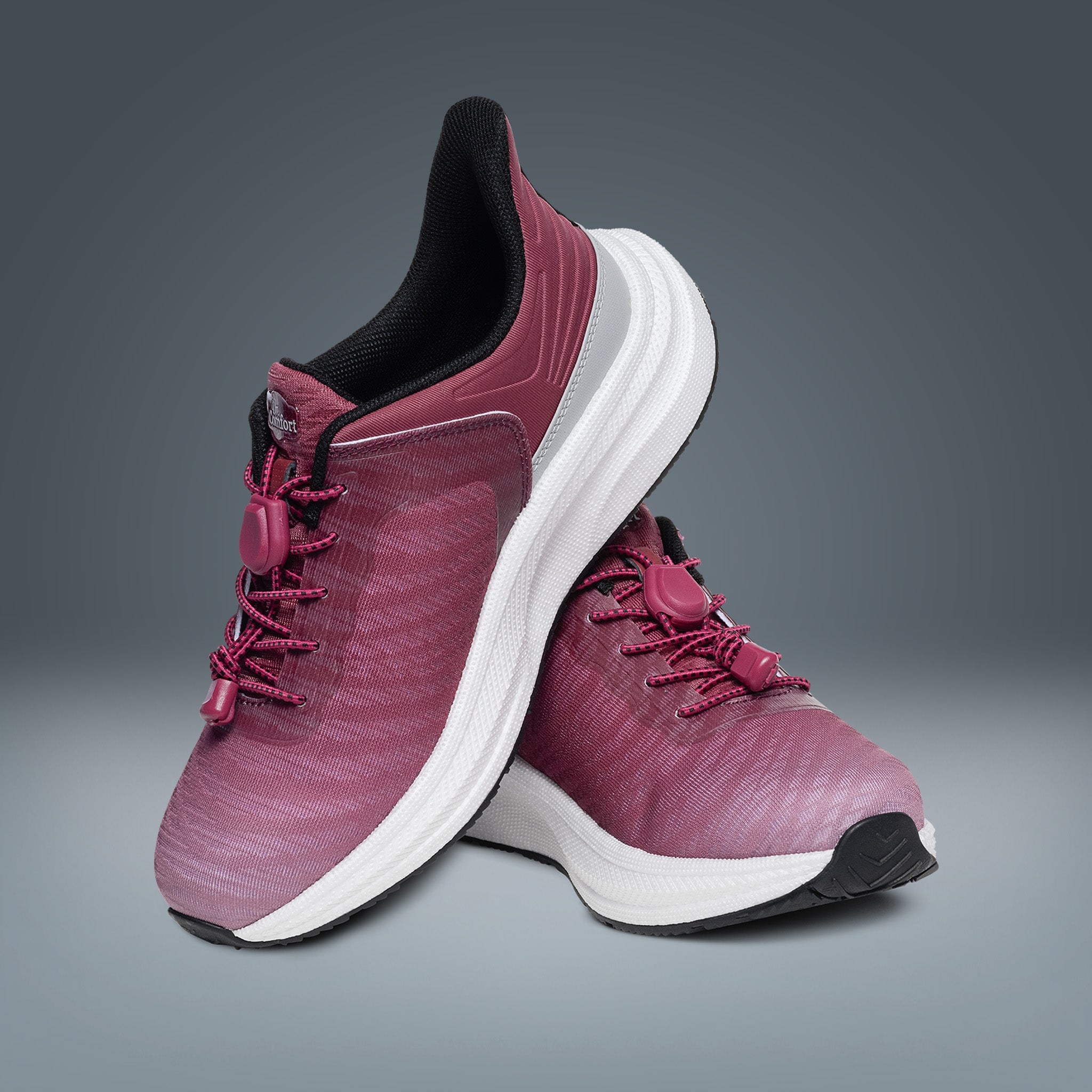 Dr. Comfort Joy Hands-Free Shoe Women's - Burgundy - manufacturer gallery view 12