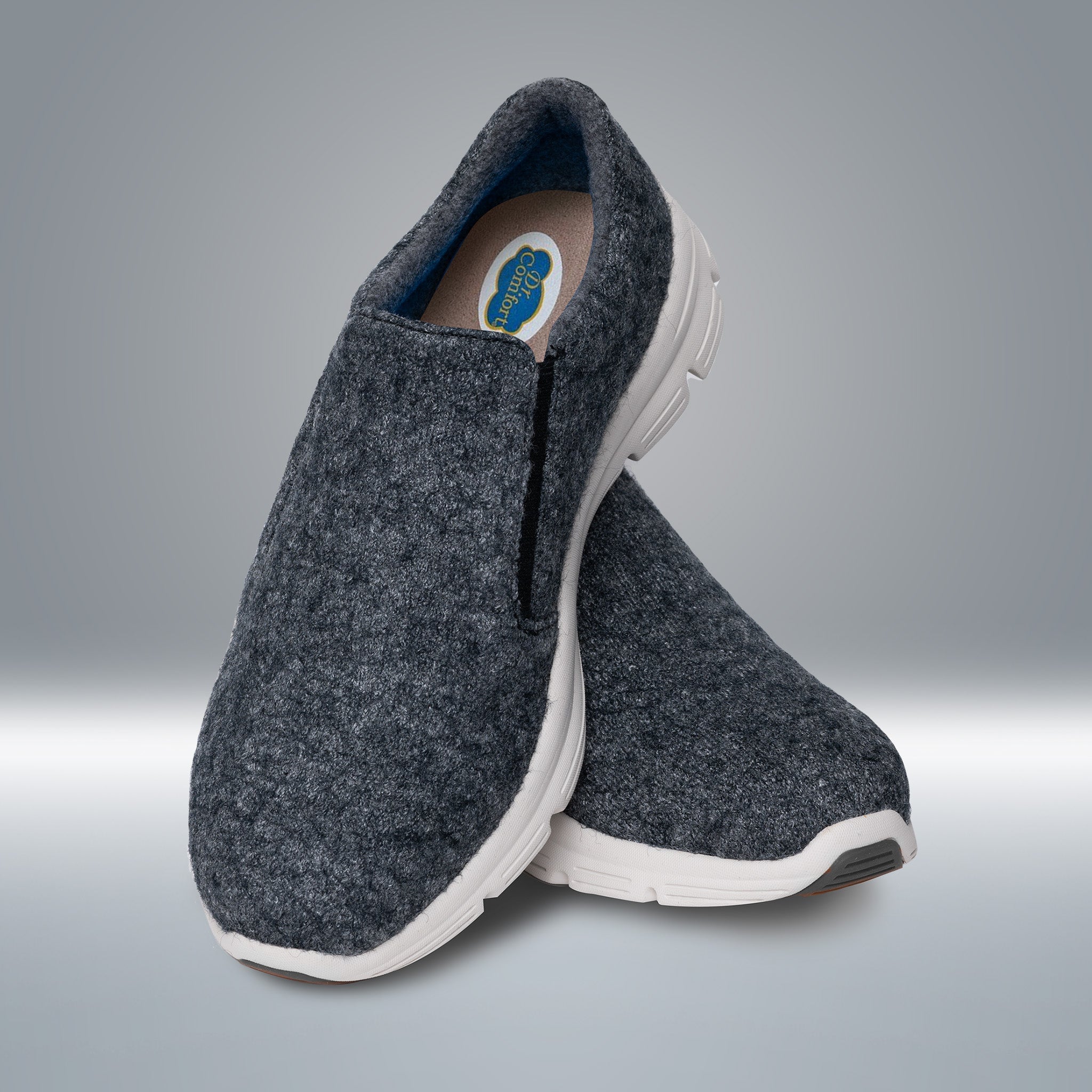 Dr. Comfort Liam Athletic Casual Wool Shoe Men's - Grey - manufacturer gallery view 3