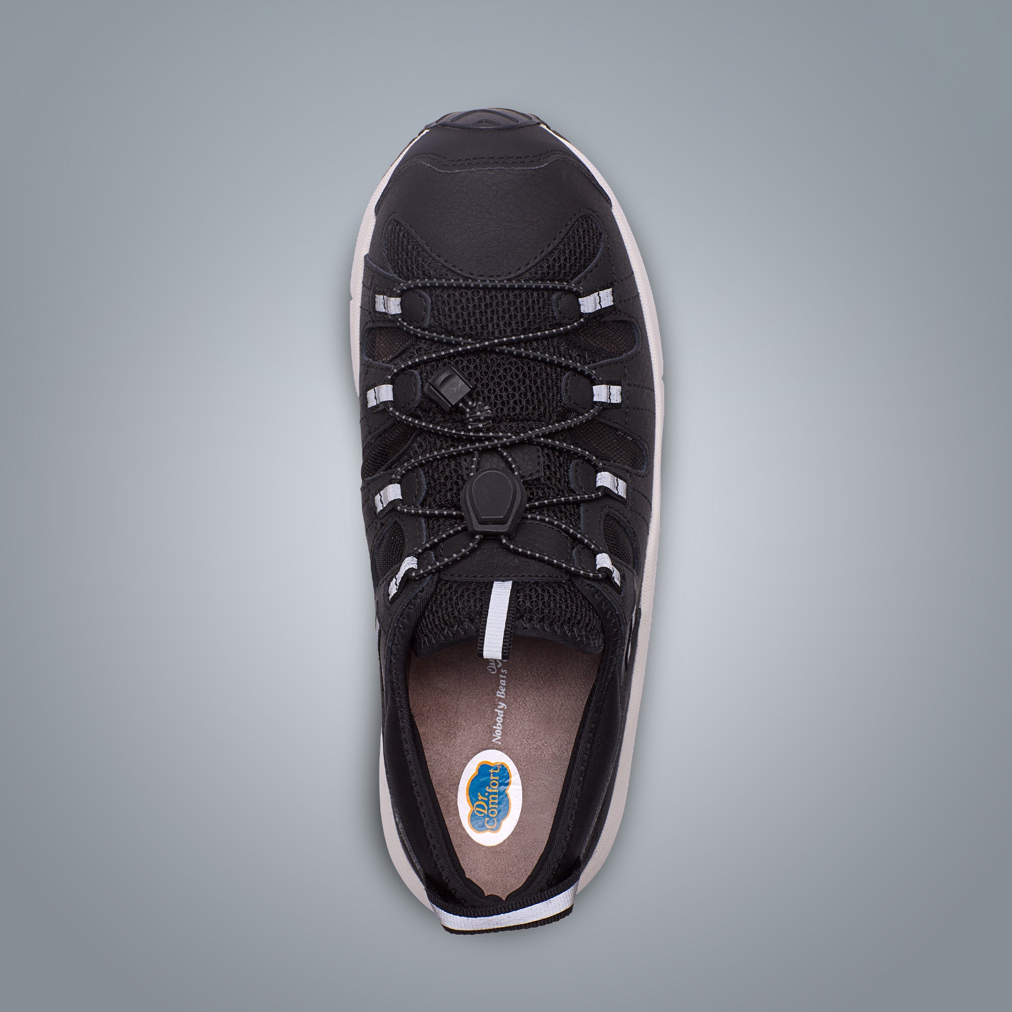 Dr. Comfort Polo Athletic Shoe Men's - Black - manufacturer gallery view 2