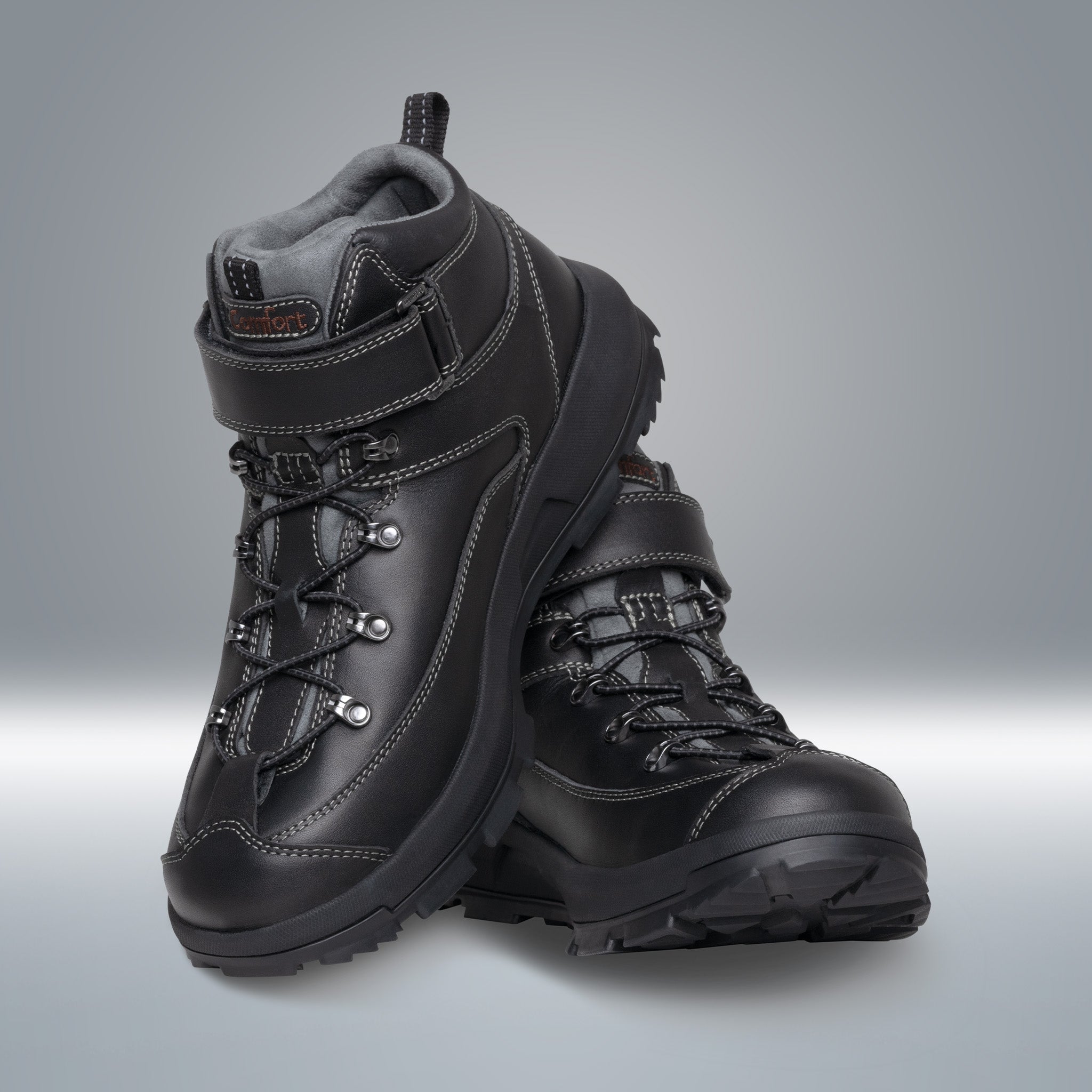Dr. Comfort Yukon Work/Hiking Boots Men's - Black - manufacturer gallery view 4