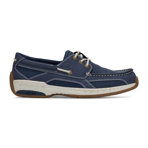 Rockport Captain Boat Cushioned Arch Support Men's Boat Shoe Dark Blue Nubuck 2
