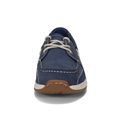 Rockport Captain Boat Cushioned Arch Support Men's Boat Shoe Dark Blue Nubuck 3