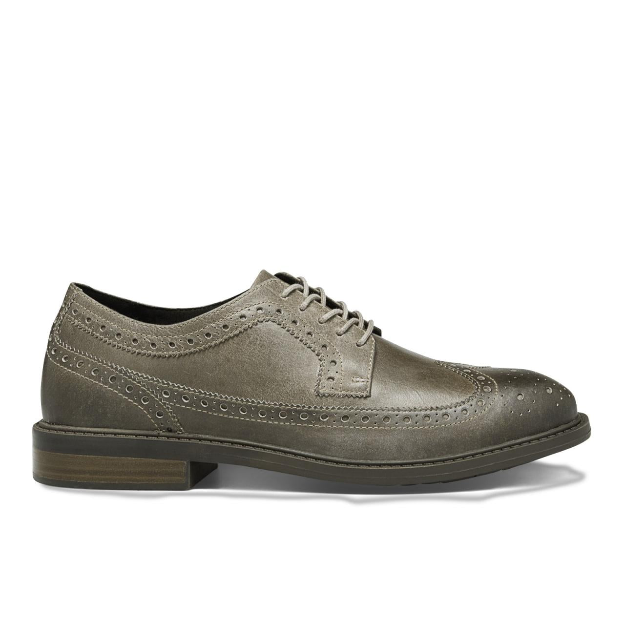 Dunham Grayson - Men's Dress Shoes - Stone - Side