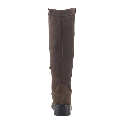 Earth Derran Dark Brown Suede shoe, view 3