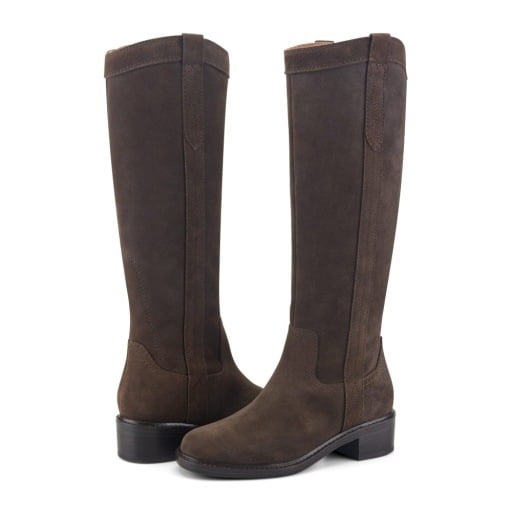 Earth Derran Dark Brown Suede shoe, view 6
