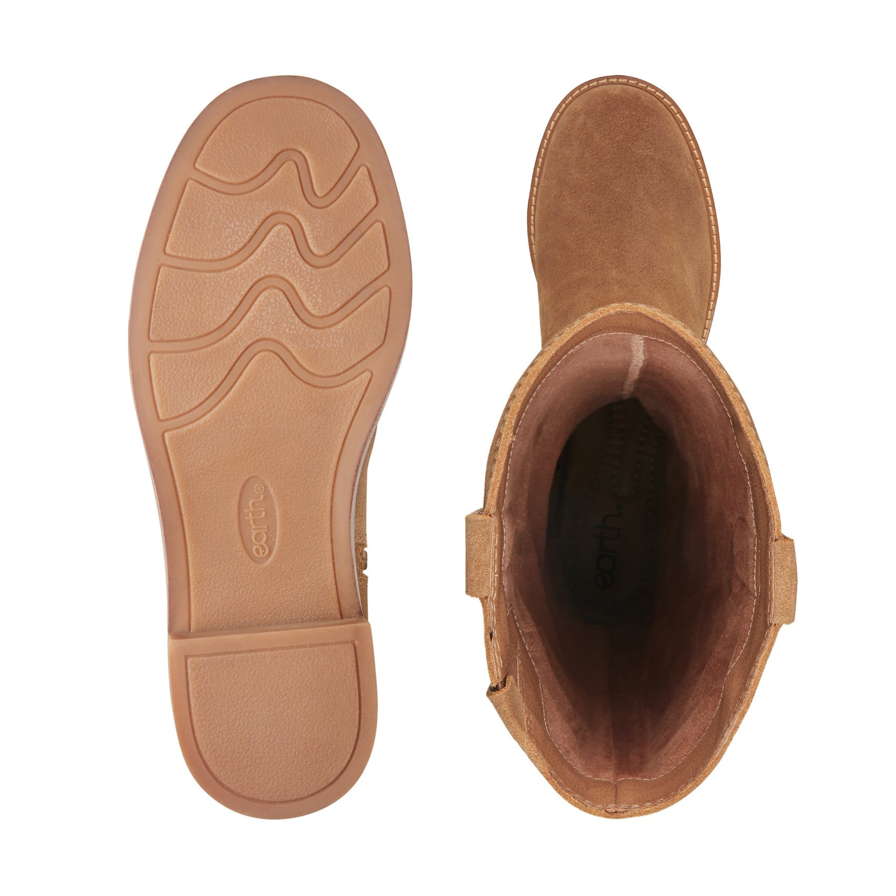 Earth Derran Women's Arch Support Riding Boots - Medium Natural Suede - View 5