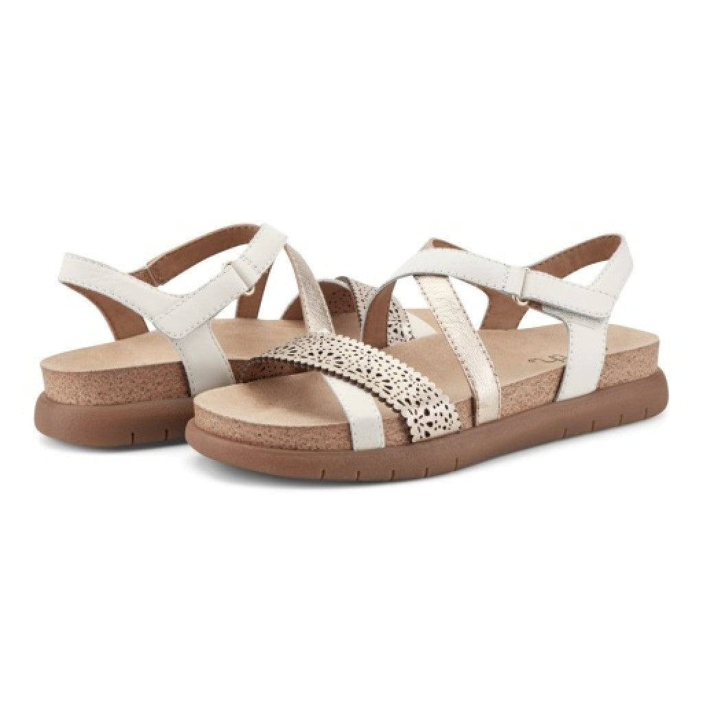 Earth Athena Strappy Sandal Cushioned Support Women's Casual Sandal - Light Pink - 6