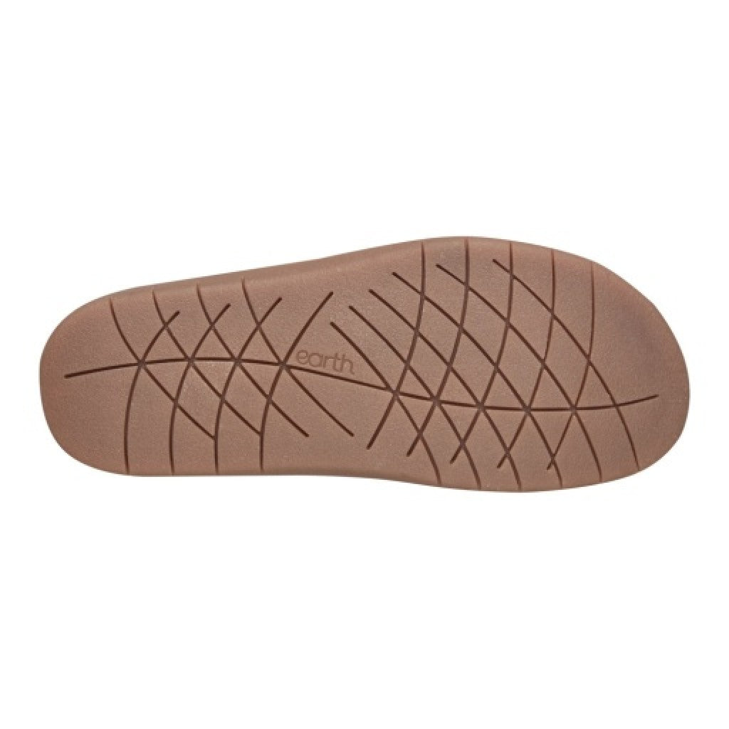 Earth Athena Strappy Sandal Cushioned Support Women's Casual Sandal - Medium Brown - 5