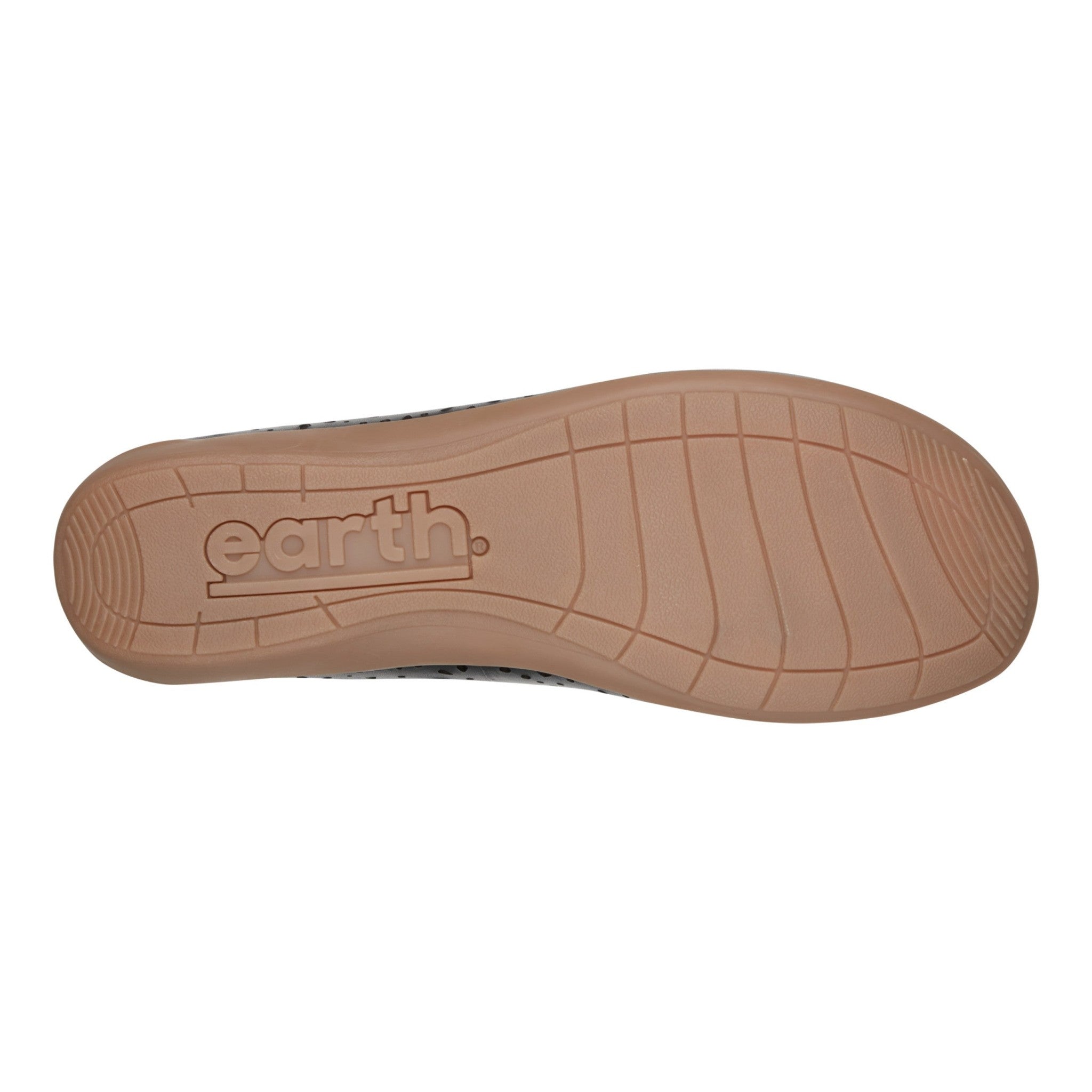 Earth Bentlee Leather Ballet Casual Cushioned Arch Support Women's Flats - Black Leather - 6