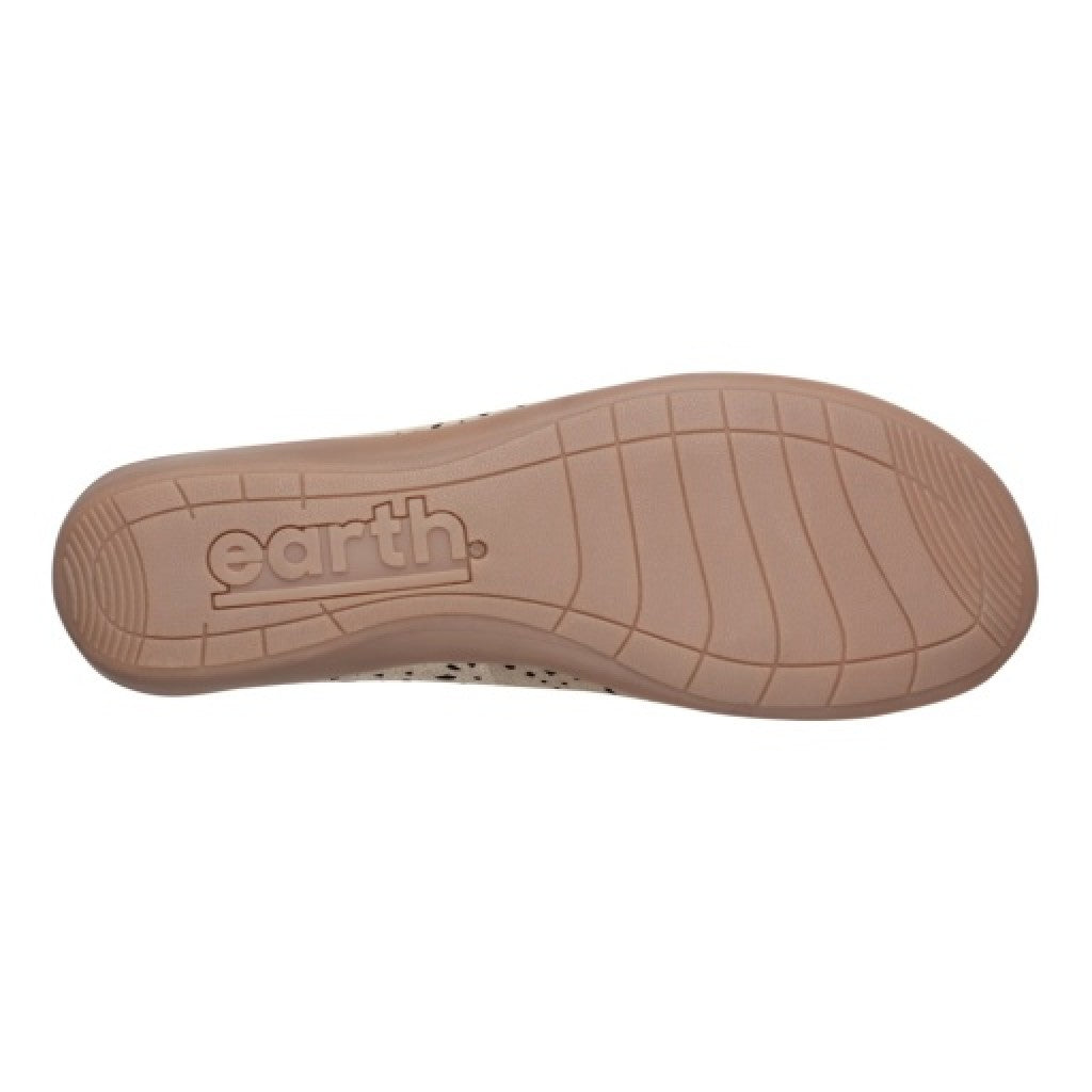 Earth Bentlee Leather Ballet Casual Cushioned Arch Support Women's Flats - Gold - 5